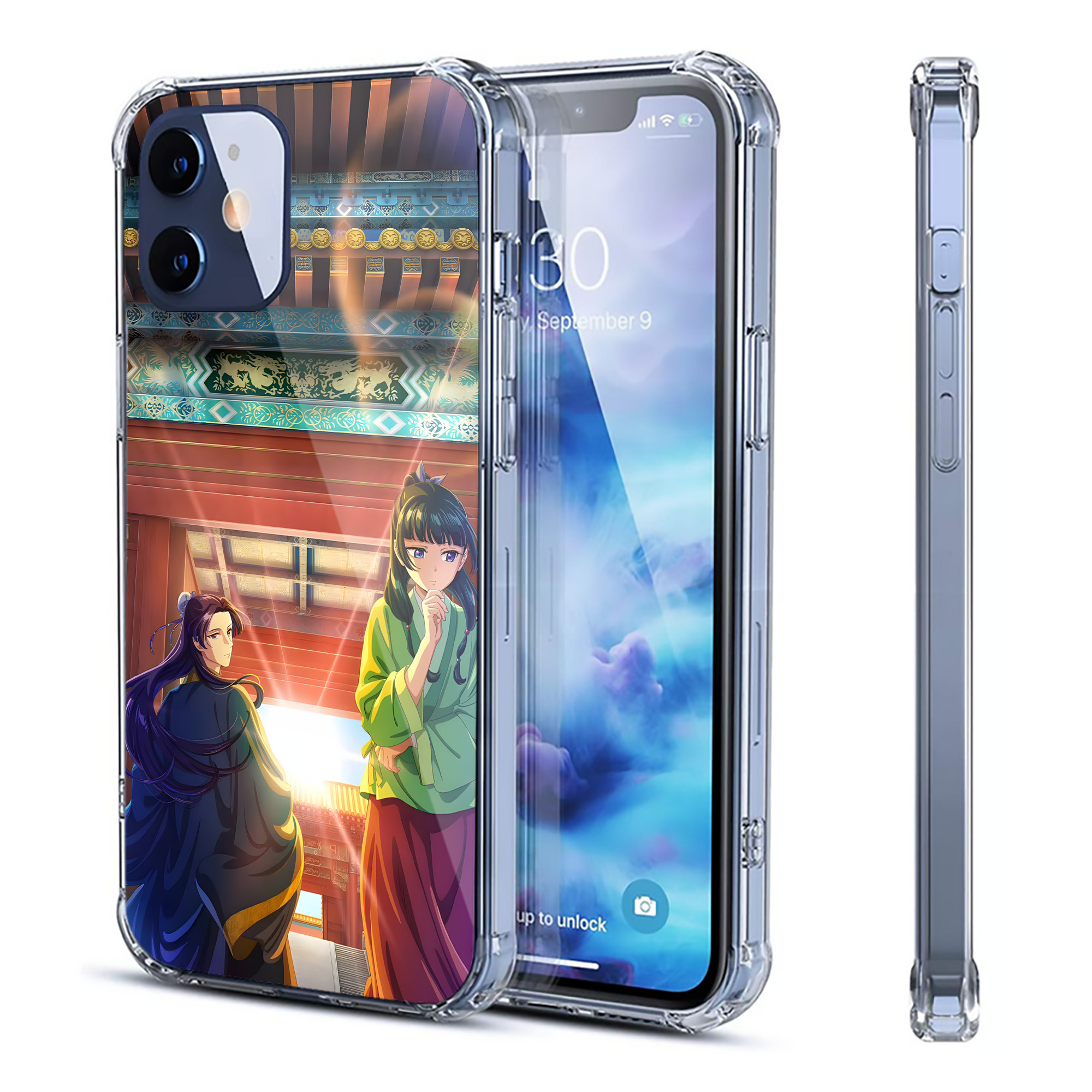 （画像用） 薬屋のひとりごと The Apothecary Diaries 【iPhone 12シリーズ対応】透明スマホケース（クリアソフトケース）